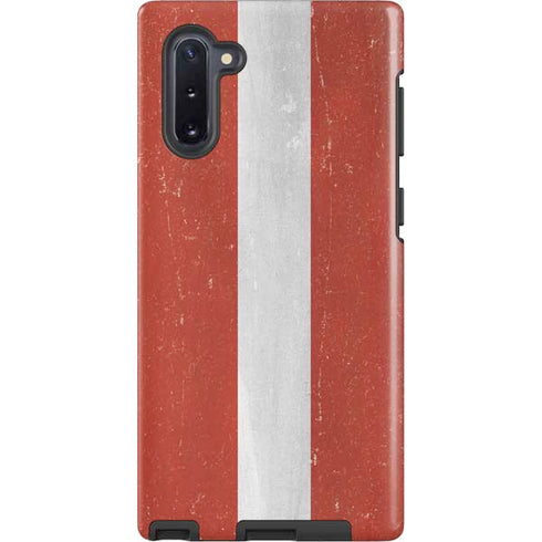 Latvia Flag Distressed Galaxy Note 10 Pro Case